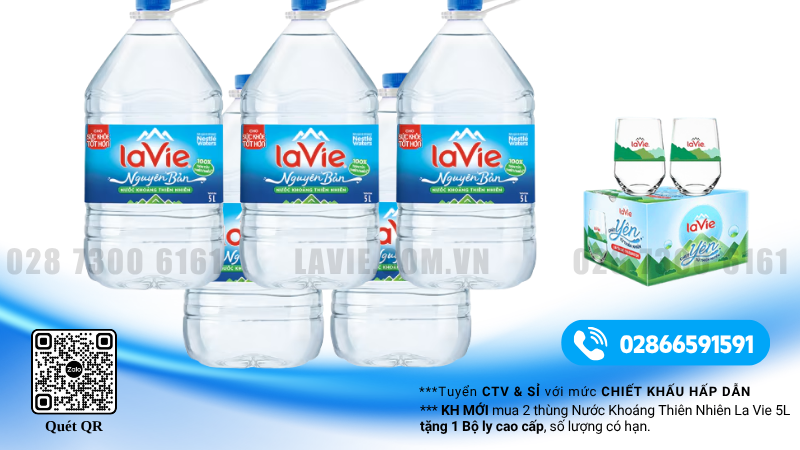 Tổng Quan Các Dung Tích Nước LaVie Kiềm+ Phổ Biến Trên Thị Trường
