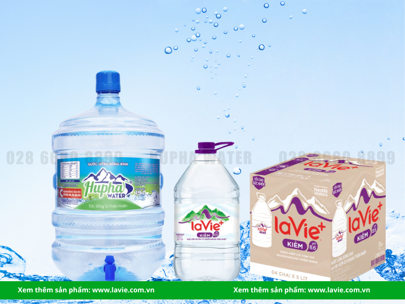 Điểm Khác Biệt Giữa Nước LaVie Kiềm+ Và Nước Khoáng Thường Trên Thị Trường