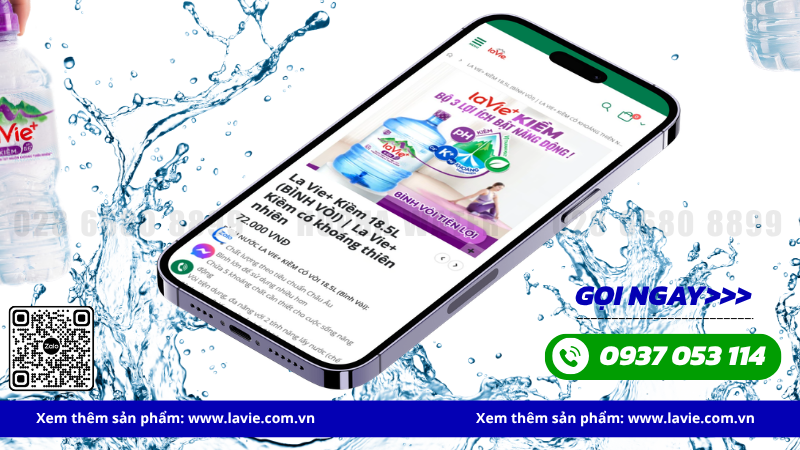 Uống Nước LaVie Kiềm+ Vào Buổi Sáng Giúp Cơ Thể Dễ Dàng Bổ Sung Nước Sau Một Đêm Dài