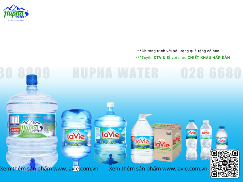 Nước Lavie 500ml – Dung tích phổ biến, an toàn và phù hợp cho mọi nhu cầu hằng ngày