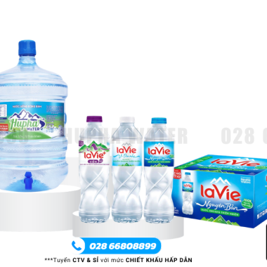 Bảng Giá Nước Khoáng LaVie Mới Hôm Nay Mua Tại Nhà Phân Phối Nước HuPha Water 