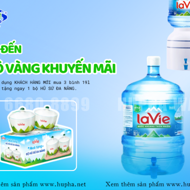 Bình Đựng Nước Lavie: Đa Dạng Dung Tích, Tiện Lợi Mọi Nơi