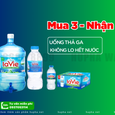 Bình Nước Lavie 19 Lít Chính Hãng Tinh Khiết Cho Sức Khỏe Mỗi Ngày