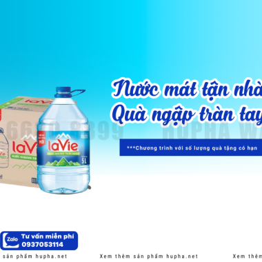 Bình Nước Lavie 5 Lít Giải Pháp Tiện Lợi Cho Gia Đình Nhỏ