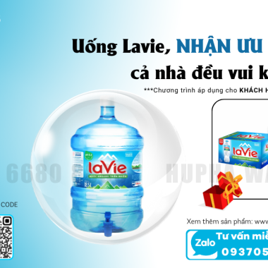 Các Sản Phẩm Của Lavie Chính Hãng, Đa Dạng Dung Tích HuPha Water