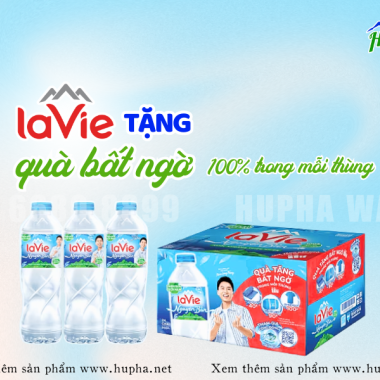 Chai Lavie 500ml Vị Dịu Nhẹ Tiện Dụng Cho Mọi Hoạt Động Ngoài Trời