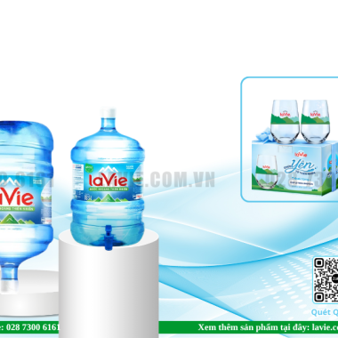 Combo Nước LaVie Bình Tiết Kiệm Giải Pháp Cho Công Ty Mùa Nóng