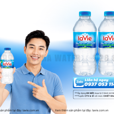 Đặt Nước LaVie Kiềm+ Dễ Dàng, Giao Tận Nơi Toàn Khu Vực 