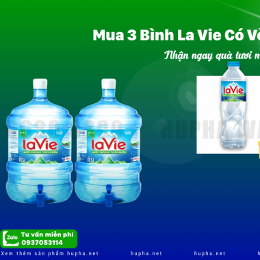 Giá Bình Nước Lavie 18.5 Lít Cập Nhật Mới Nhất 2025