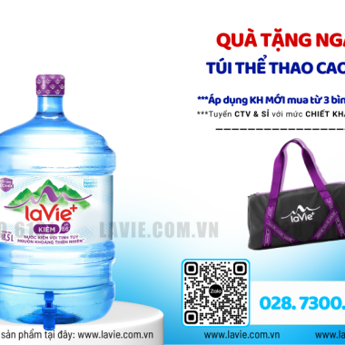 Giá Bình Nước LaVie Kiềm+ 18.5L Mới Nhất Hôm Nay