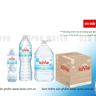 [Giao Nhanh] Mua Nước Lavie 24 Chai (Thùng) Tiện Lợi Giá Tốt