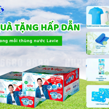 [Hupha Water] - Cung cấp nước suối Lavie chất lượng tại Quận 2