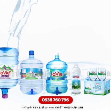 Khuyến Mãi Nước LaVie 19L Giá Sỉ Ưu Đãi, Giao Nhanh Trong Ngày