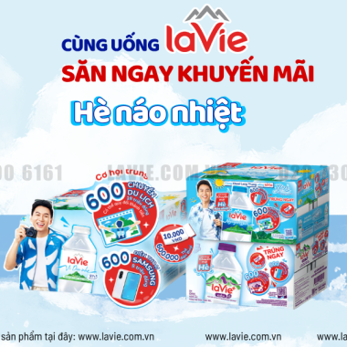 Khuyến Mãi Nước LaVie Mùa Hè Giá Sốc Cho Văn Phòng