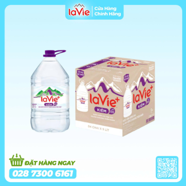 La Vie+ Kiềm 5L (Thùng 4 chai) 