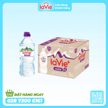 La Vie+ Kiềm 750ml (Thùng 12 chai)