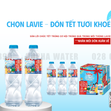 LaVie 500ml Đóng Thùng Tết Sang Trọng, Giá Hấp Dẫn