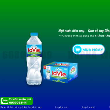 Lavie 500ml Giá Bao Nhiêu? Bảng Giá Nước Suối Lavie Chai Nhỏ