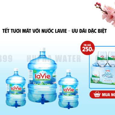 LaVie Bình 19L Tết Giải Pháp Nước Uống Tiết Kiệm
