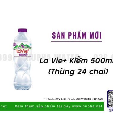 LaVie+ Kiềm 500ml Thùng 24 Chai Khác Gì Nước Khoáng Thường?