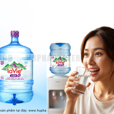 LaVie Kiềm+ Bình 18.5L Nước Uống Kiềm Cho Máy Nước Nóng Lạnh