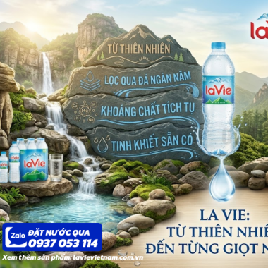 LaVie Kiềm+ Cho Doanh Nghiệp Giải Pháp Nước Uống Tiện Lợi Và Tiết Kiệm