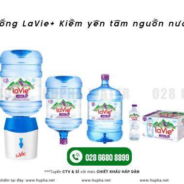 LaVie Kiềm Cho Gia Đình Nước Uống An Toàn, Dễ Sử Dụng