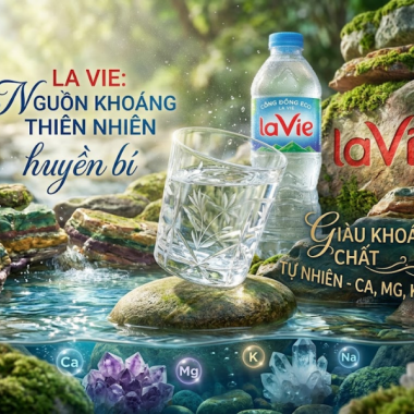 LaVie Kiềm+ Cho Phòng Gym Nước Uống Tiện Lợi Đồng Hành Cùng Người Tập