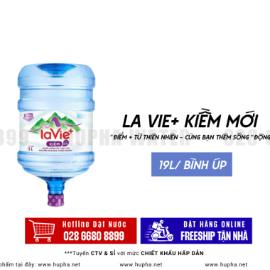 [MỚI] LaVie+ Kiềm 19L Bình Úp Chính Hãng Giá Bao Nhiêu?
