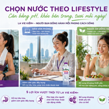 [Mới] Nước Lavie Kiềm+ Đủ Các Dung Tích Dễ Dàng Lựa Chọn Tại TPHCM 