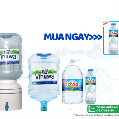 Mua 3 Bình Lavie Tặng Bình Sứ Cao Cấp, Ưu Đãi Hấp Dẫn Mua 3 Bình Lavie Tặng Bình Sứ Cao Cấp, Ưu Đãi Hấp Dẫn