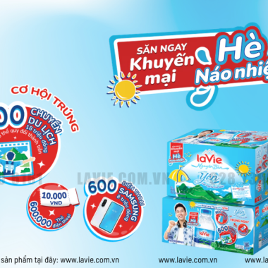 Mua Nước LaVie Mùa Hè Giá Rẻ Giải Nhiệt Tức Thì
