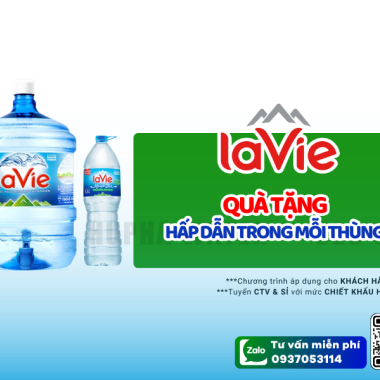 Nước Đóng Chai Lavie 20L Giá Bao Nhiêu? Bảng Giá Mới Nhất Và Giao Nhanh Tận Nơi