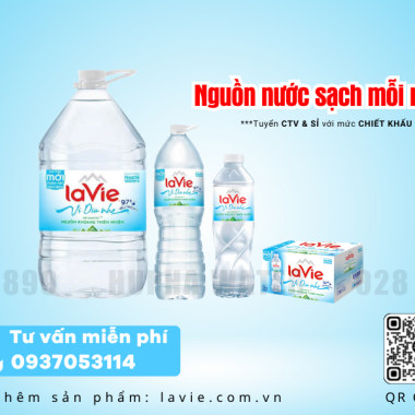 Nước Khoáng Lavie Dịu Nhẹ Lựa Chọn Tinh Khiết Cho Mọi Nhà