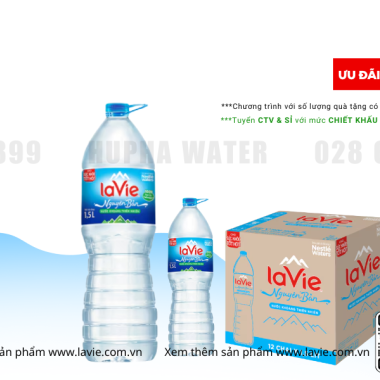 Nước Lavie 1.5L Chính Hãng Giá Bán Và Địa Chỉ Giao Hàng Tận Nơi