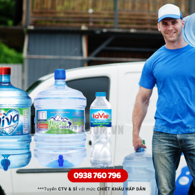 Nước LaVie 18.5L Dùng Cho Máy Nóng Lạnh Lựa Chọn Chuẩn Cho Văn Phòng