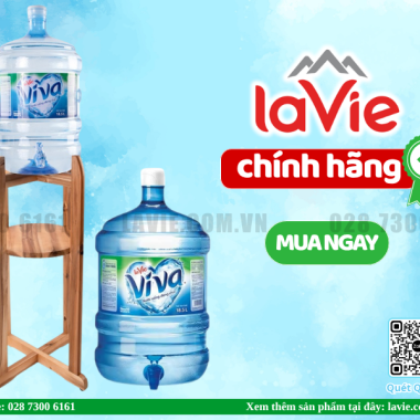Nước LaVie 19L Bình Úp Cho Văn Phòng Giao Định Kỳ, Giá Sỉ Cực Tốt Mùa Hè