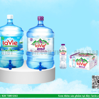 Nước LaVie 19L Bình Úp Giao Nhanh TPHCM Giải Nhiệt Mùa Hè Chỉ Trong 2H