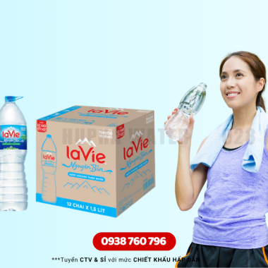 Nước LaVie Bình 19L Cho Văn Phòng Sạch, Tiện Lợi, Giao Định Kỳ Giá Tốt