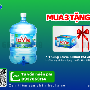 Nước Lavie Bình Úp Không Vòi Giải Pháp Tiết Kiệm Cho Văn Phòng Và Nhà Ở