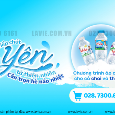 Nước LaVie Chính Hãng Giá Tốt Đồng Hành Cùng Thể Thao Mùa Nắng