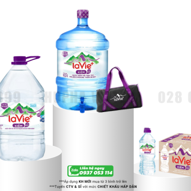 Nước LaVie Kiềm+ Cho Người Vận Động Và Người Chơi Thể Thao 