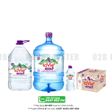 Nước LaVie Kiềm+ Giúp Bù Nước Và Duy Trì Thể Trạng Mỗi Ngày 