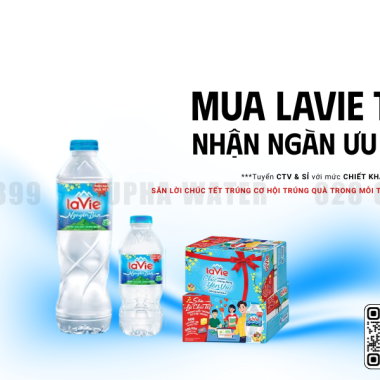 Nước LaVie Tết Ưu Đãi Freeship, Giao Nhanh Tận Nơi