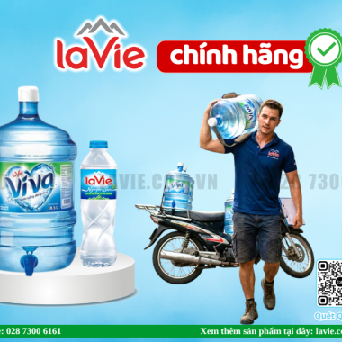 Nước LaVie Viva 18.5L Giá Rẻ Mùa Hè Đặt Online Giao Liền Trong Ngày