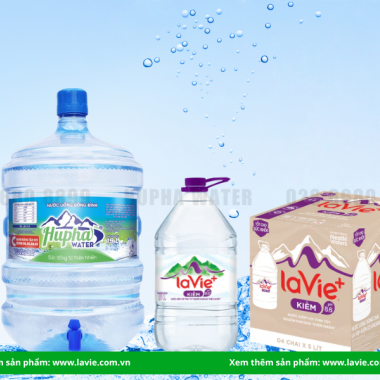 So Sánh Nước LaVie Kiềm+ Và Nước Khoáng Thường