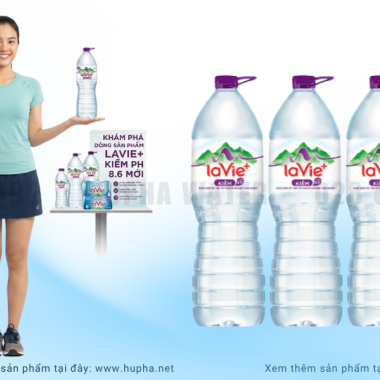 Thùng LaVie Kiềm+ 12 Chai Nước Uống Kiềm Quy Cách Vừa Phải