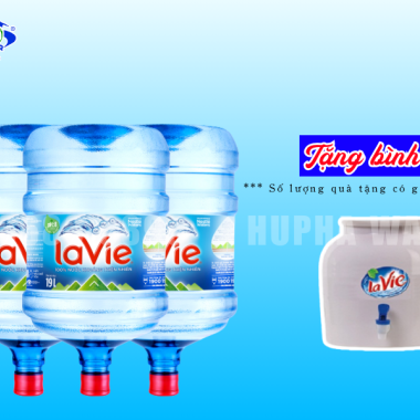 Thùng Nước Suối Lavie 19 Lít Có Vòi Tiện Dụng Cho Gia Đình & Văn Phòng