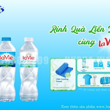 Thùng Nước Suối Lavie Chai Nhỏ Nhẹ Nhàng, Dễ Mang Theo