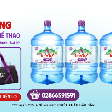 Uống Nước LaVie Kiềm+ Mỗi Ngày Có Lợi Gì? Đặt Nước Online 028 66591591